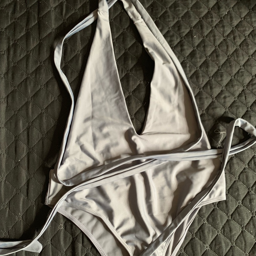 Gray monokini